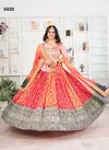 Dvd 5020 Chinon Silk With Digital Print Lehnga Choli Wholesaler In Delhi